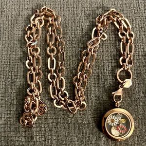 Origami Owl charm necklace